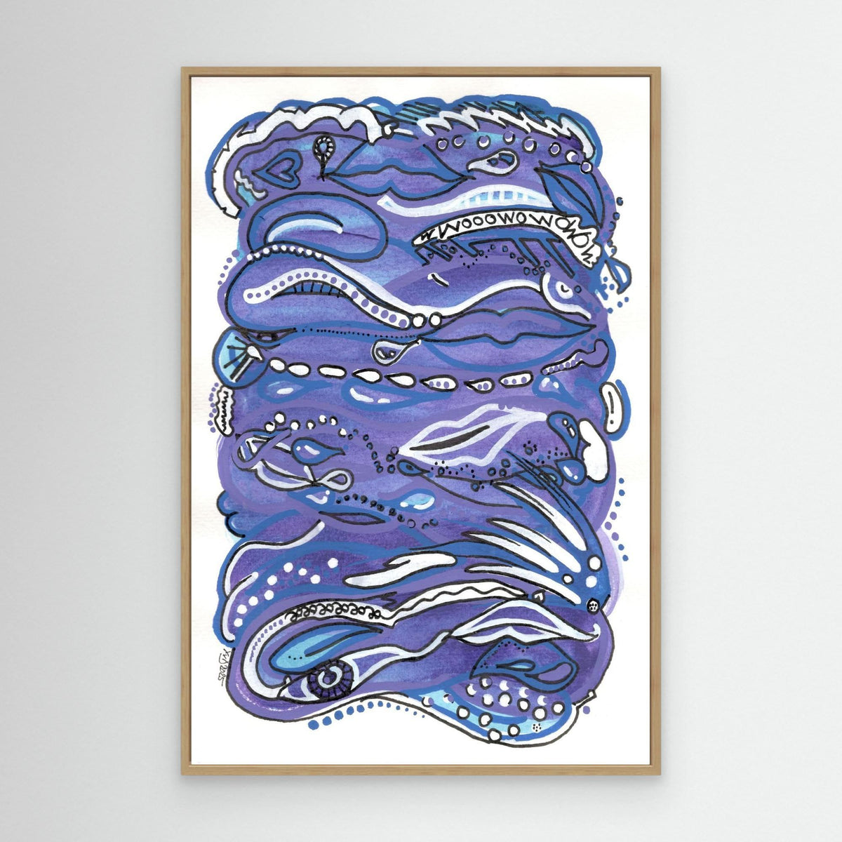 Canvas Print: Waves of Lust