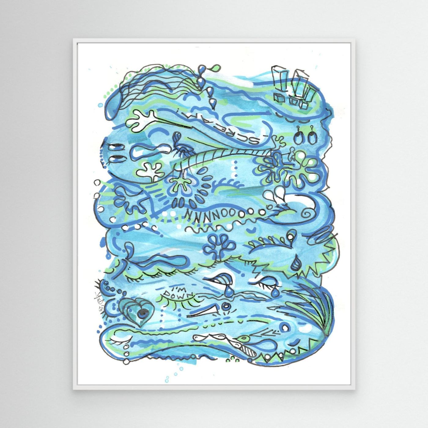 Canvas Print: Waves of Sorrow (WW)