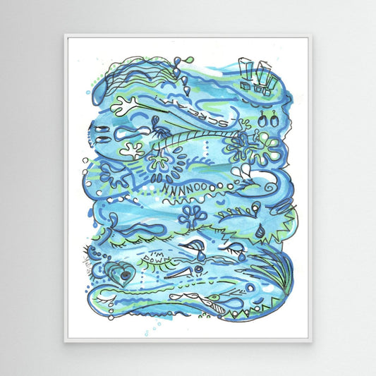 Canvas Print: Waves of Sorrow (WW)