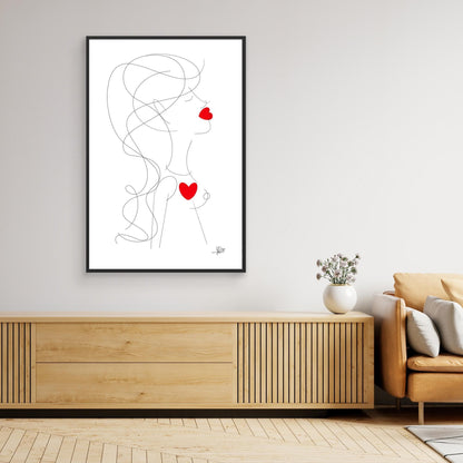 Canvas Print: Peace of Her