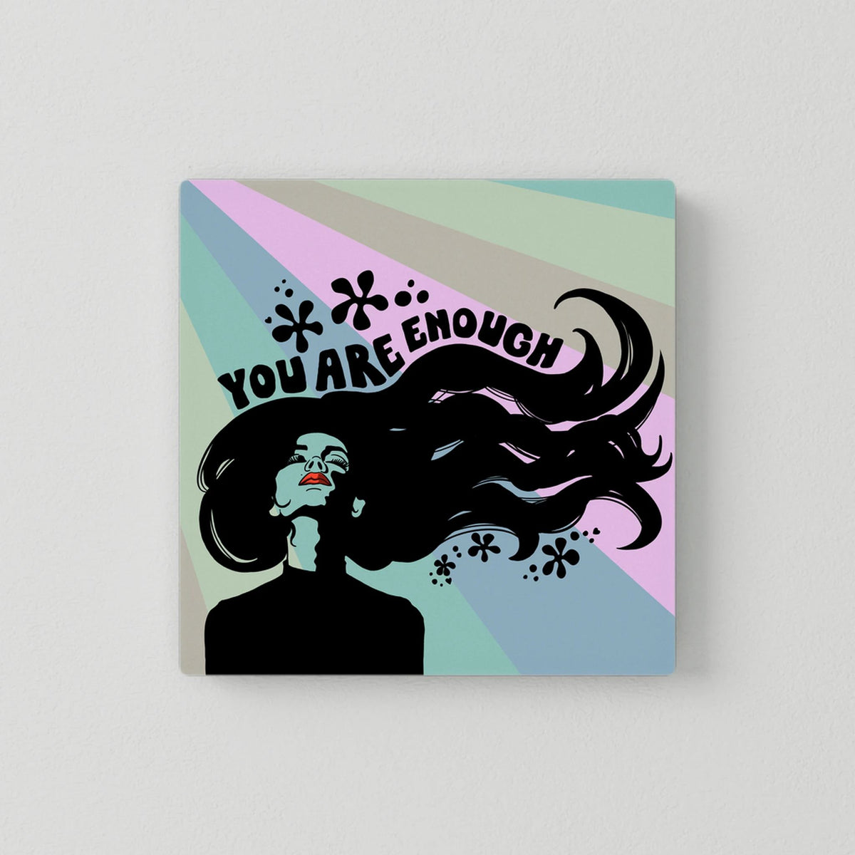 Canvast Print: You Are Enough (Colour Frames)