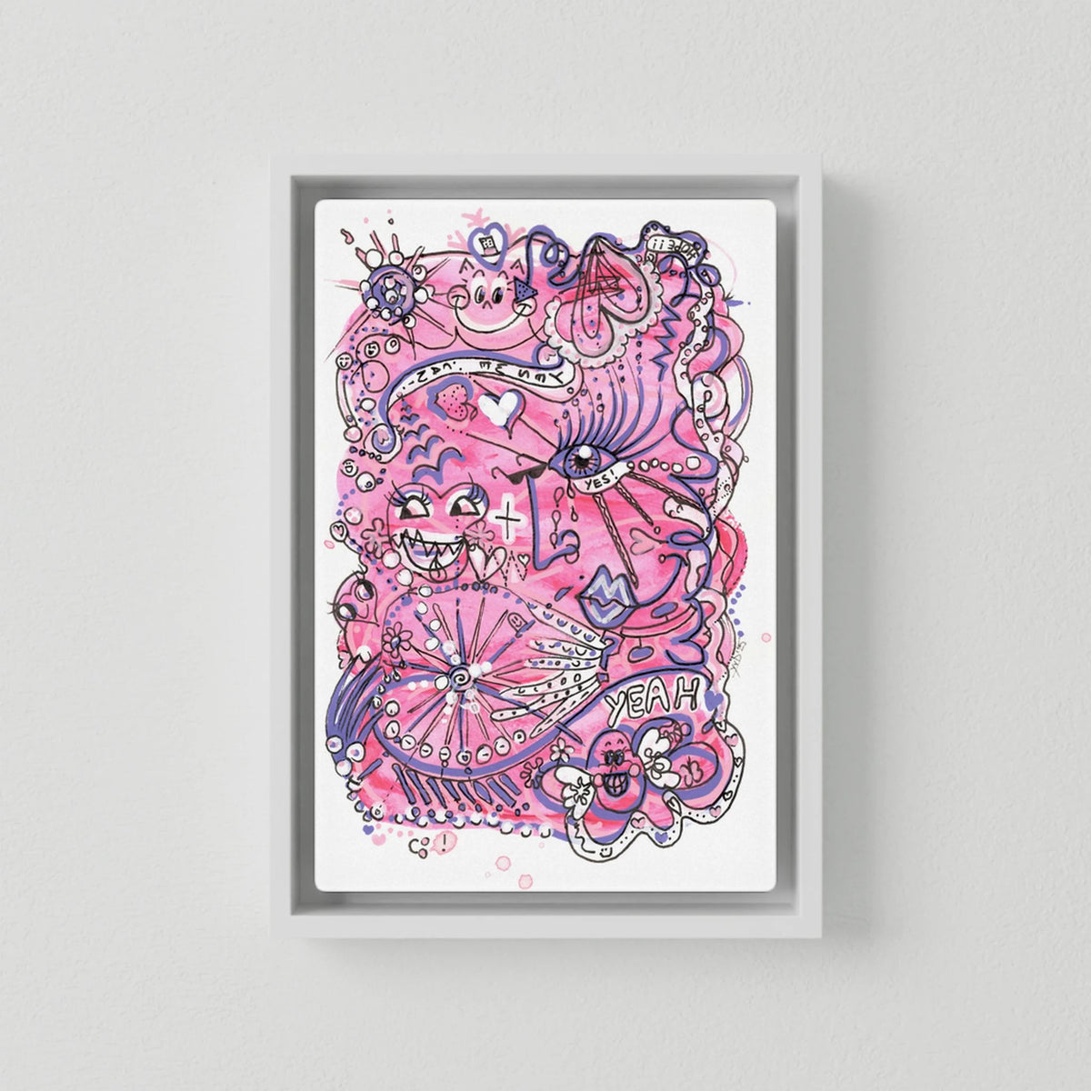 Canvas Print: Waves of Hope (Colour Frames)