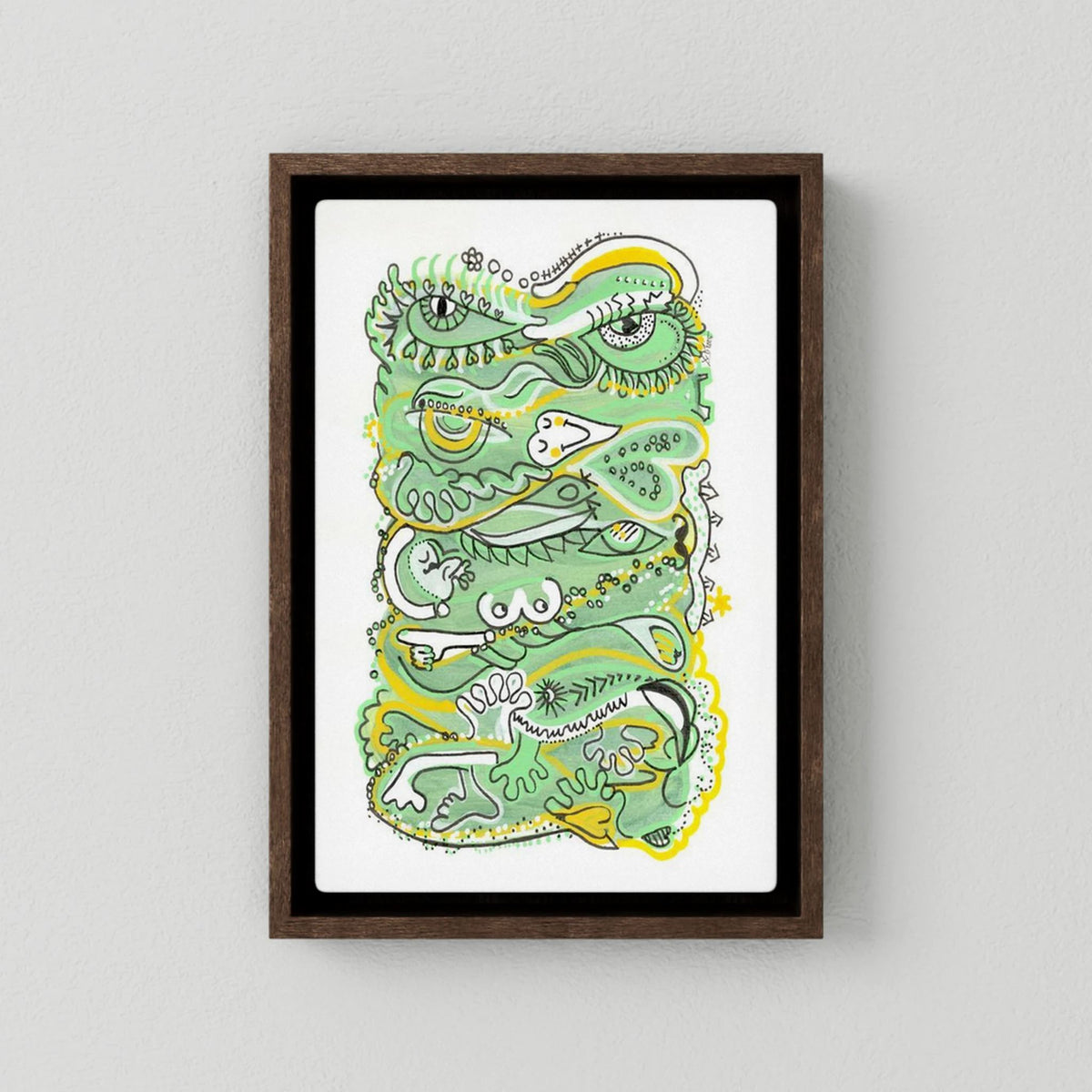 Canvas Print: Waves of Humanity