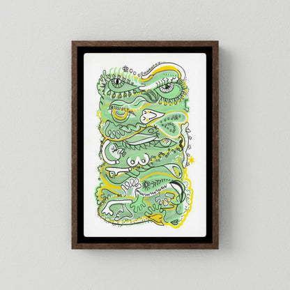 Canvas Print: Waves of Humanity