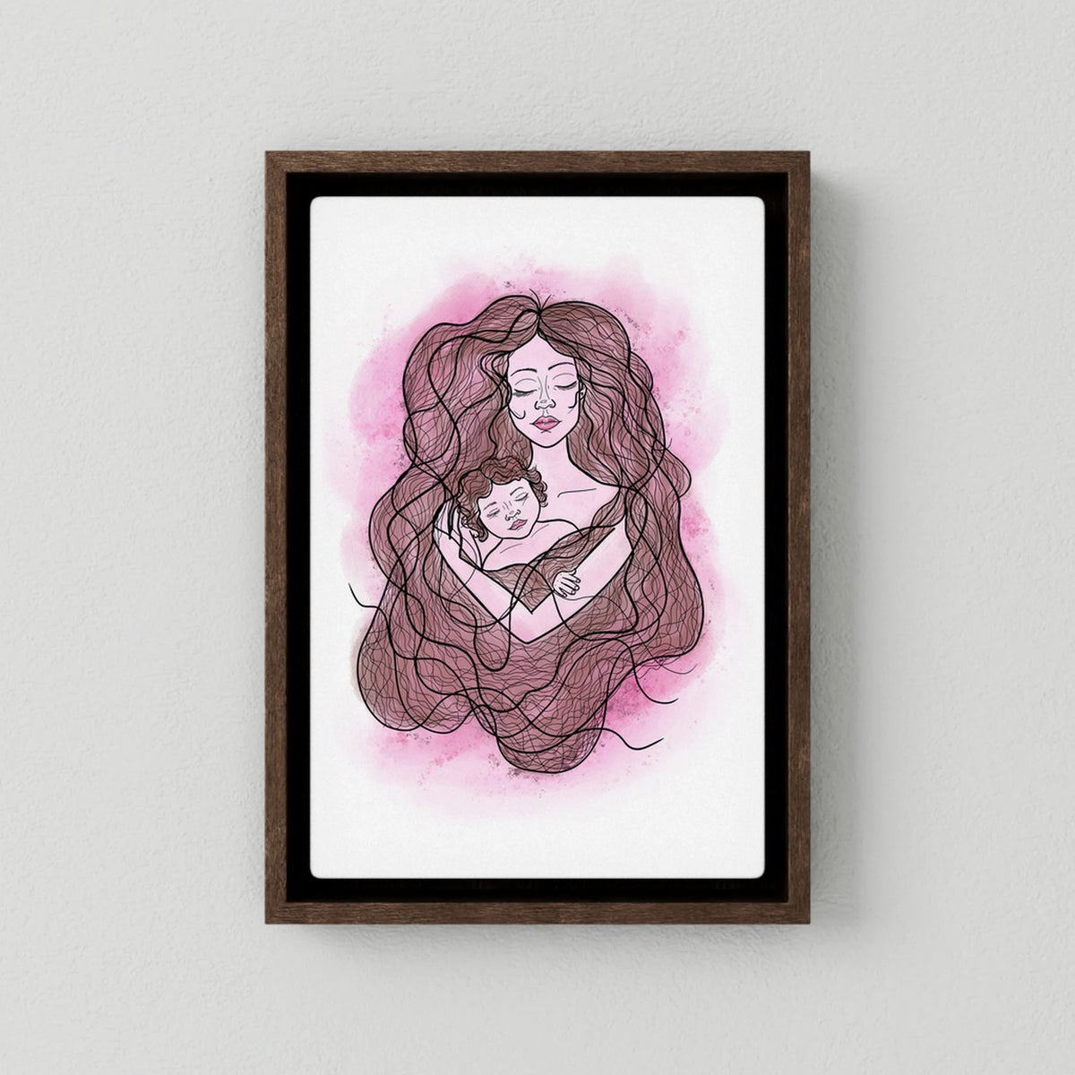 Canvas Print: In My Heart (Colour Frames)