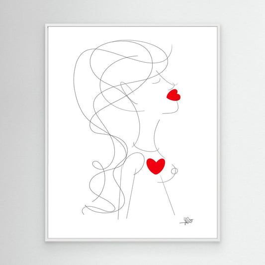 Canvas Print: Peace of Her (WW)