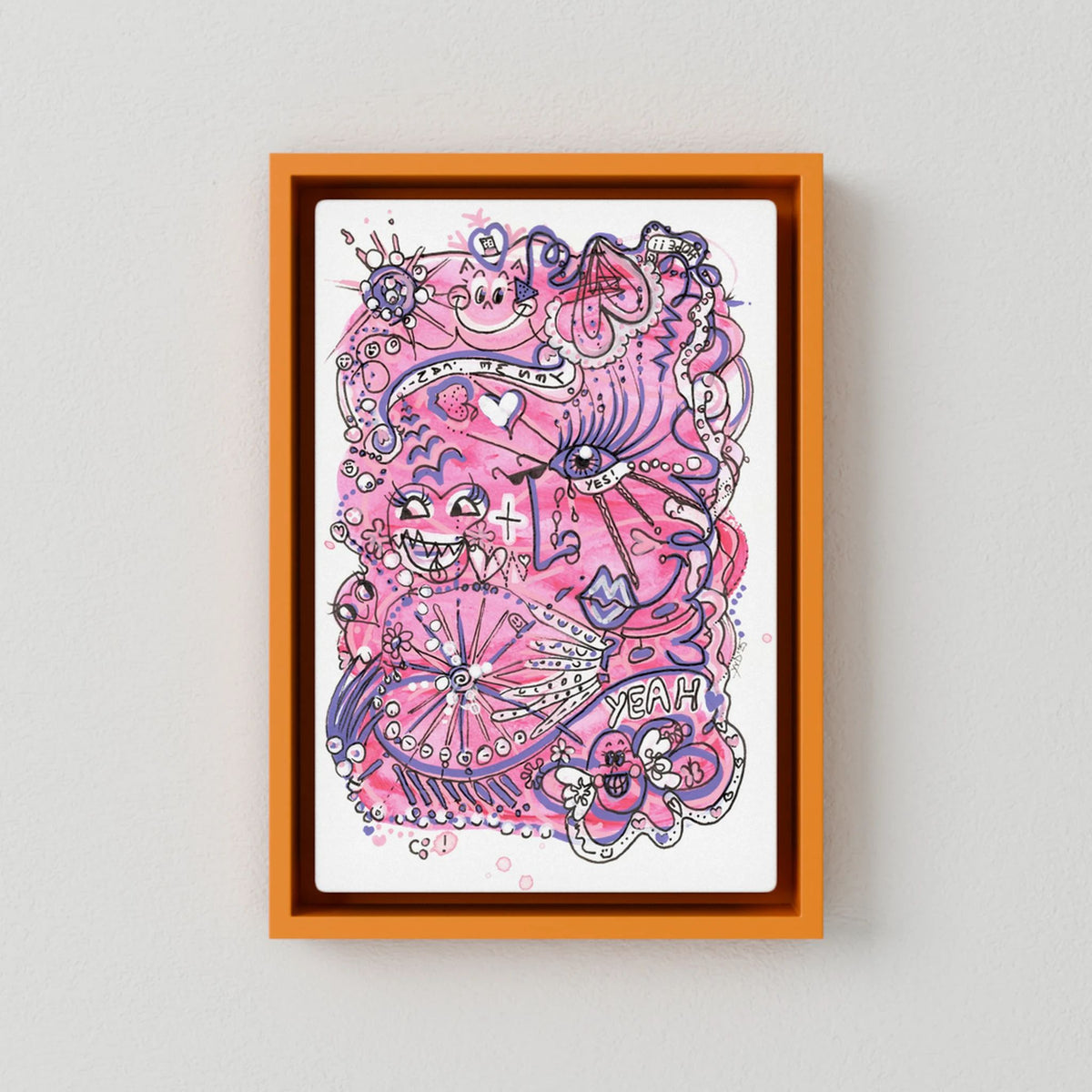 Canvas Print: Waves of Hope (Colour Frames)