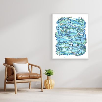 Canvas Print: Waves of Sorrow (WW)
