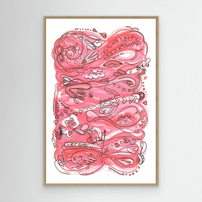 Canvas Print: Waves of Love