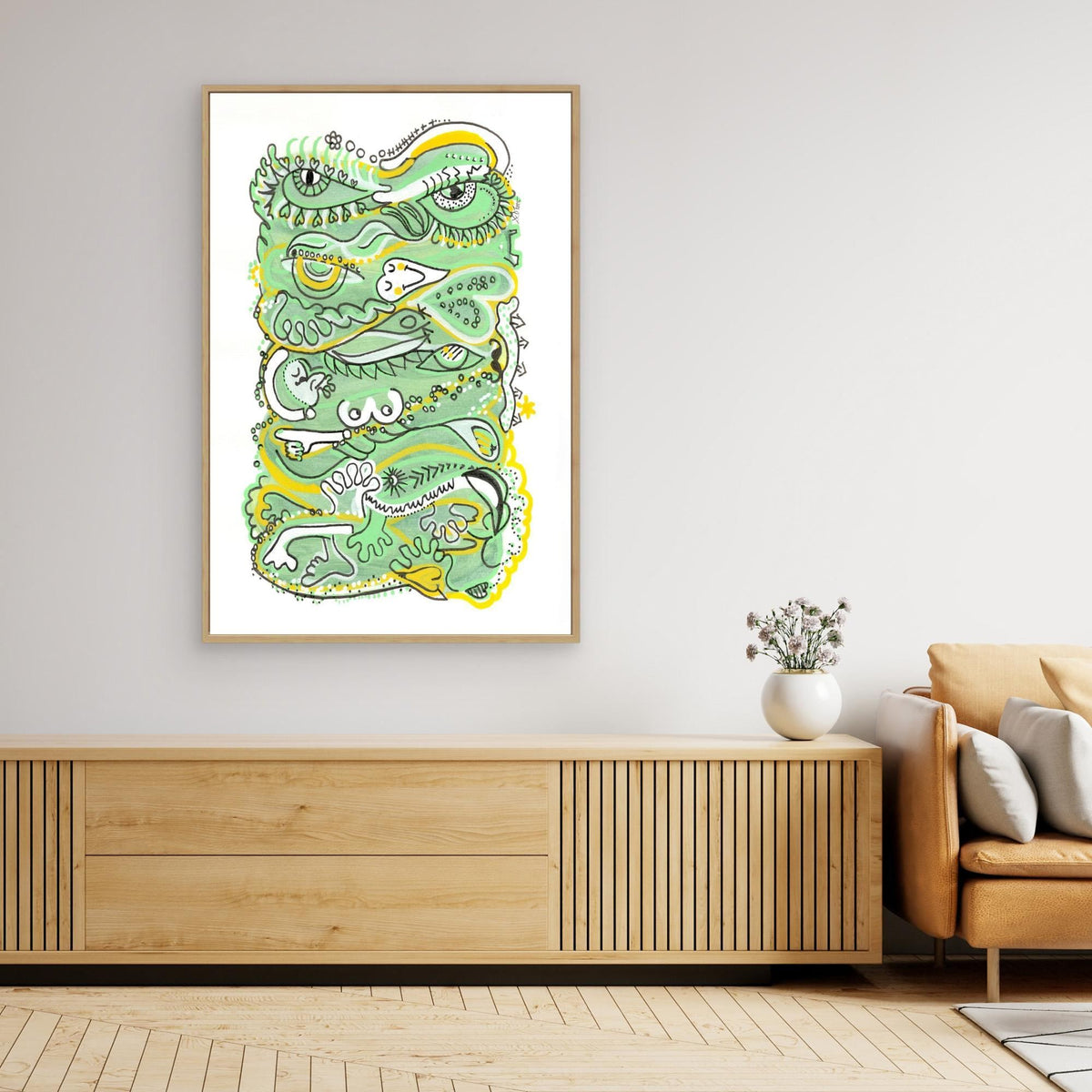 Canvas Print: Waves of Humanity