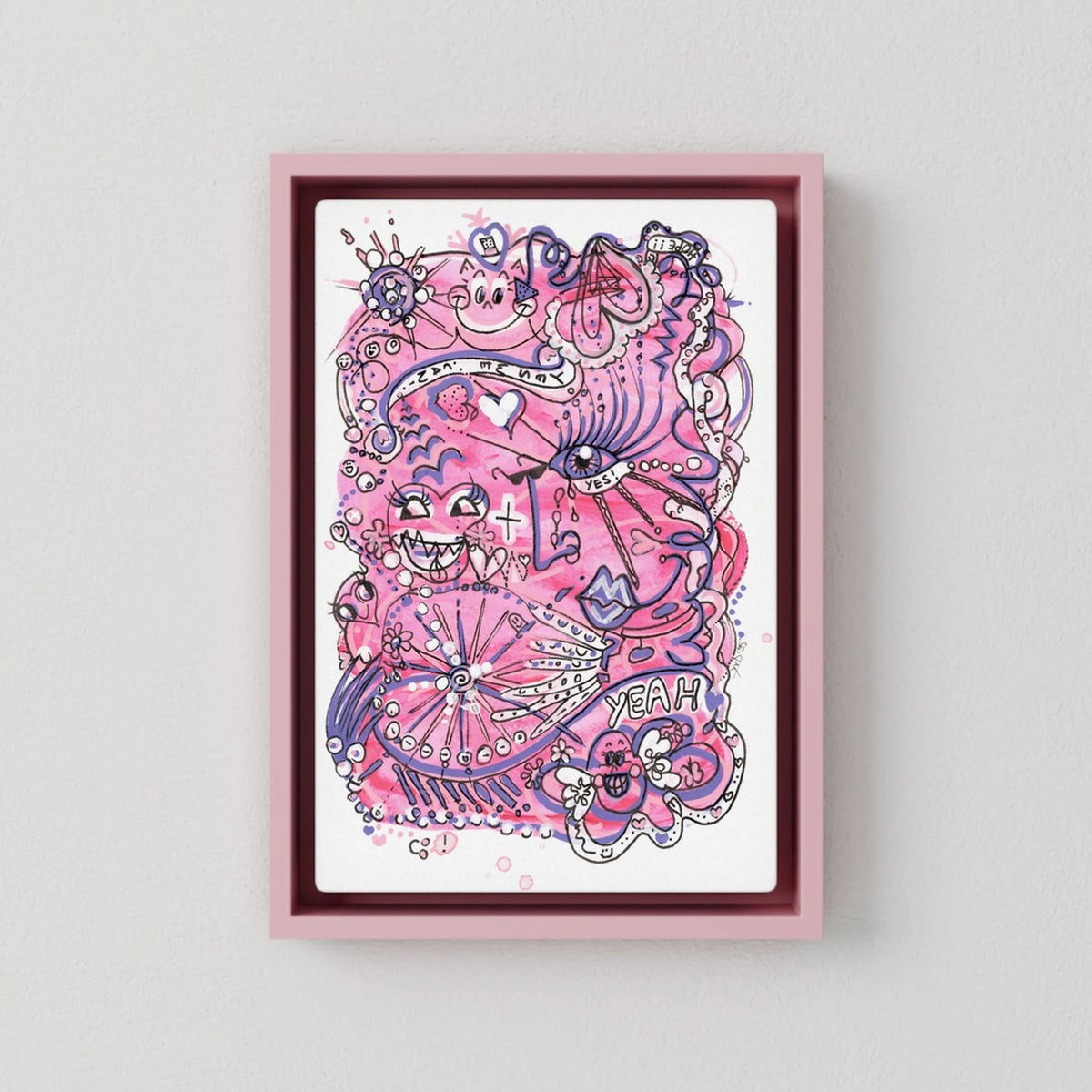 Canvas Print: Waves of Hope (Colour Frames)