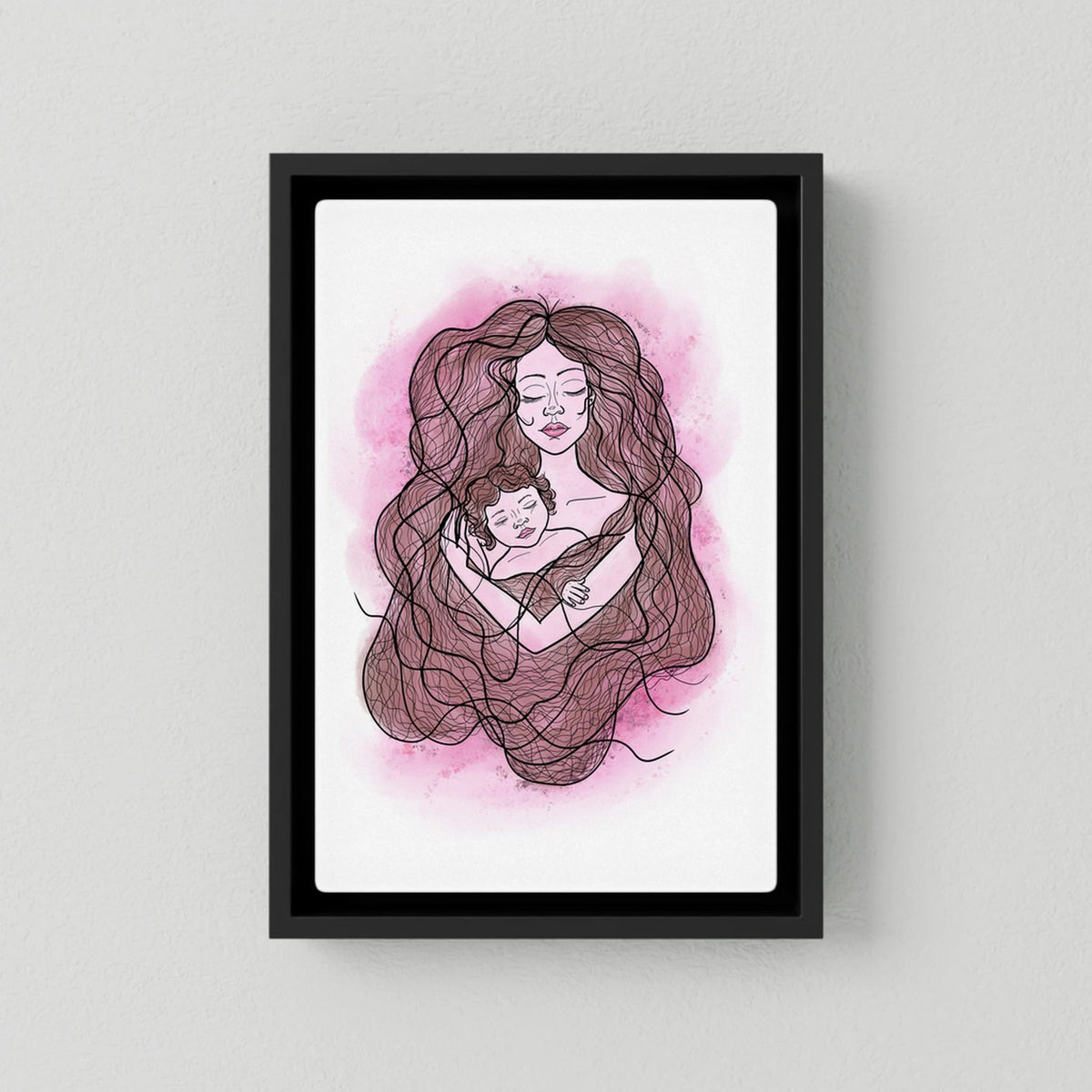 Canvas Print: In My Heart (Colour Frames)