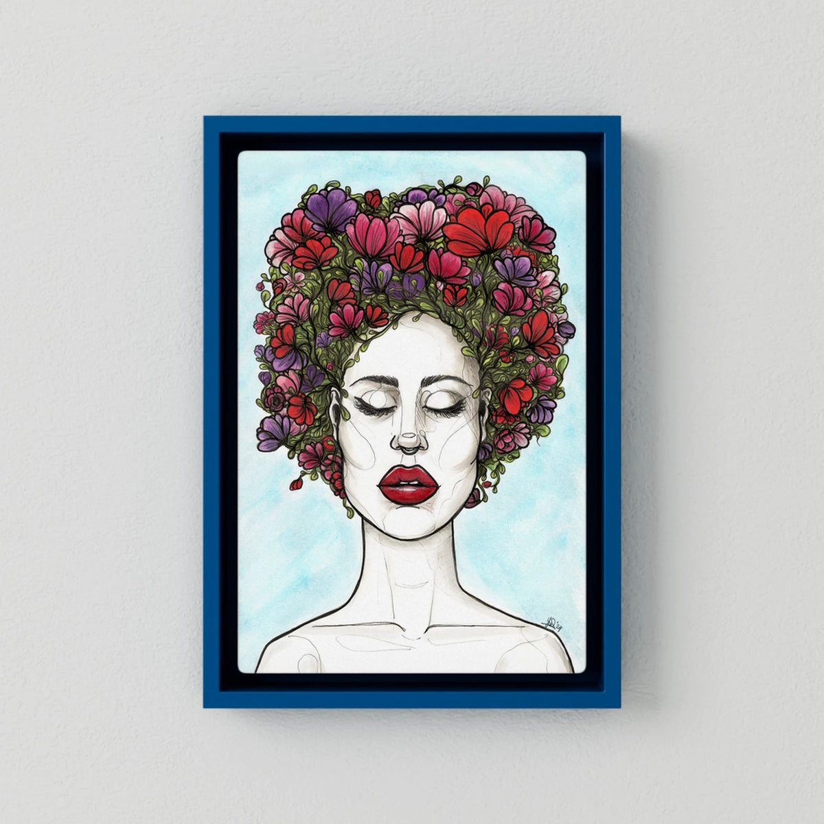 Canvas Print: The Rebirth of Eve (Colour Frames)