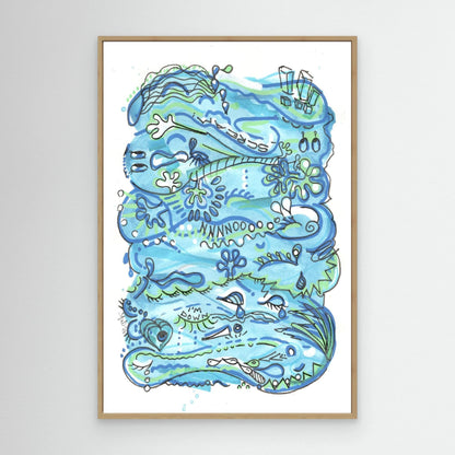 Canvas Print: Waves of Sorrow