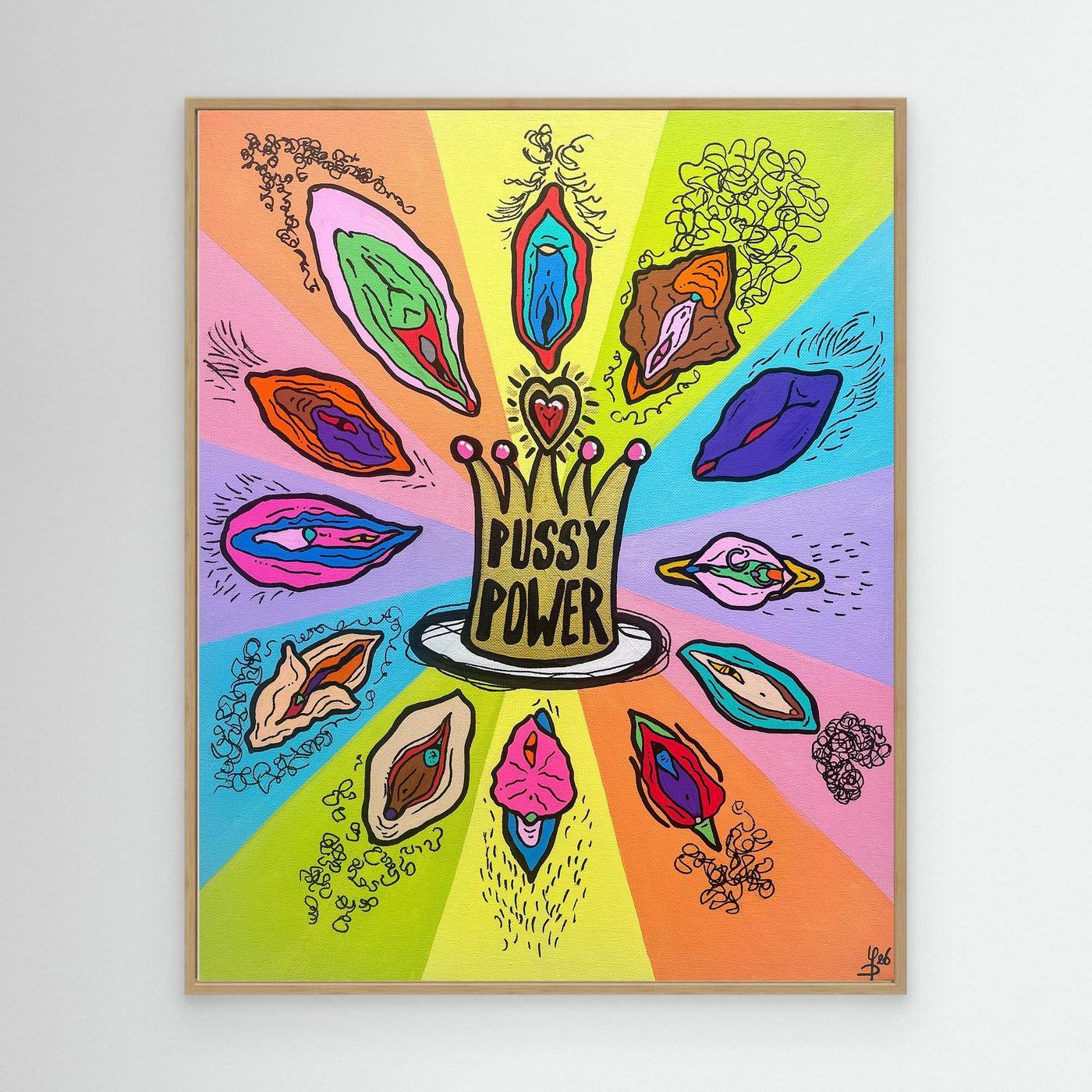 Canvas Print: Pussy Power