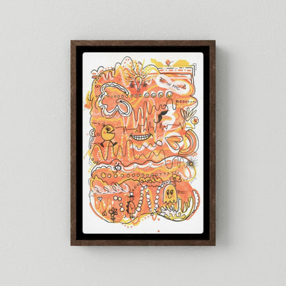 Canvas Print: Waves of Energy
