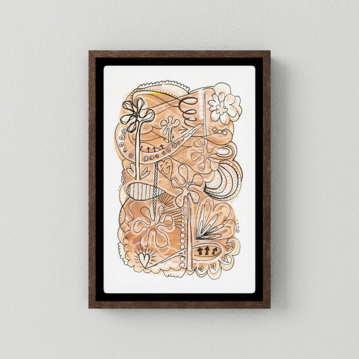 Canvas Print: Waves of Growth