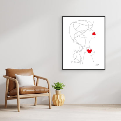 Canvas Print: Peace of Her (WW)