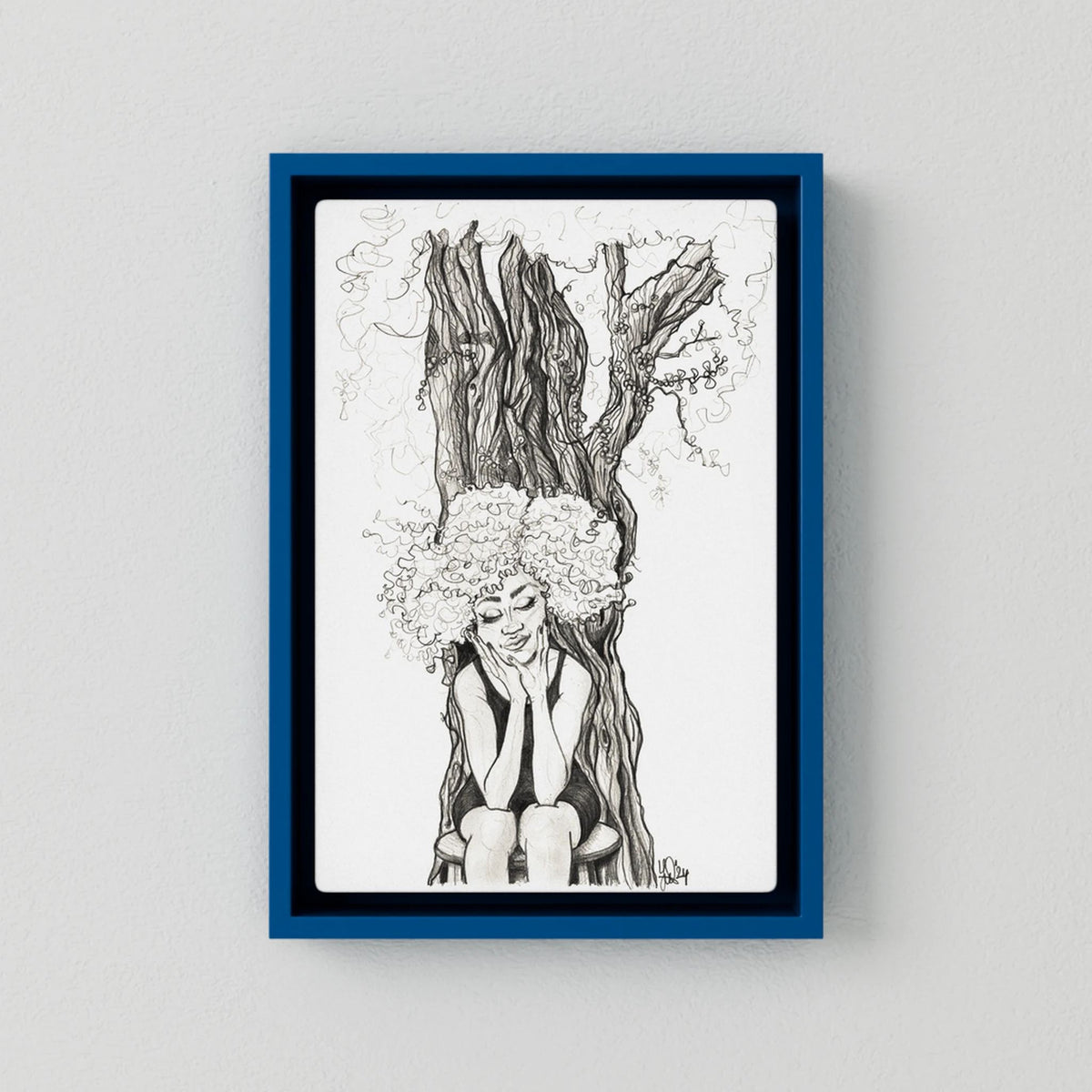 Canvas Print: Bijoux - Mother Earth (Colour Frames)