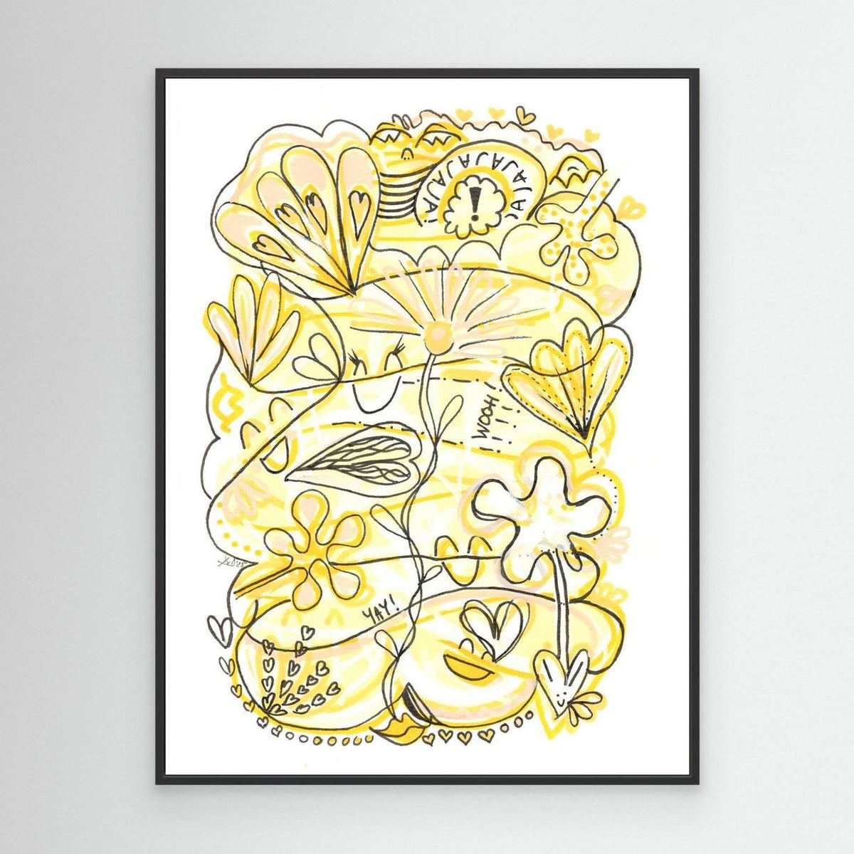 Canvas Print: Waves of Happiness
