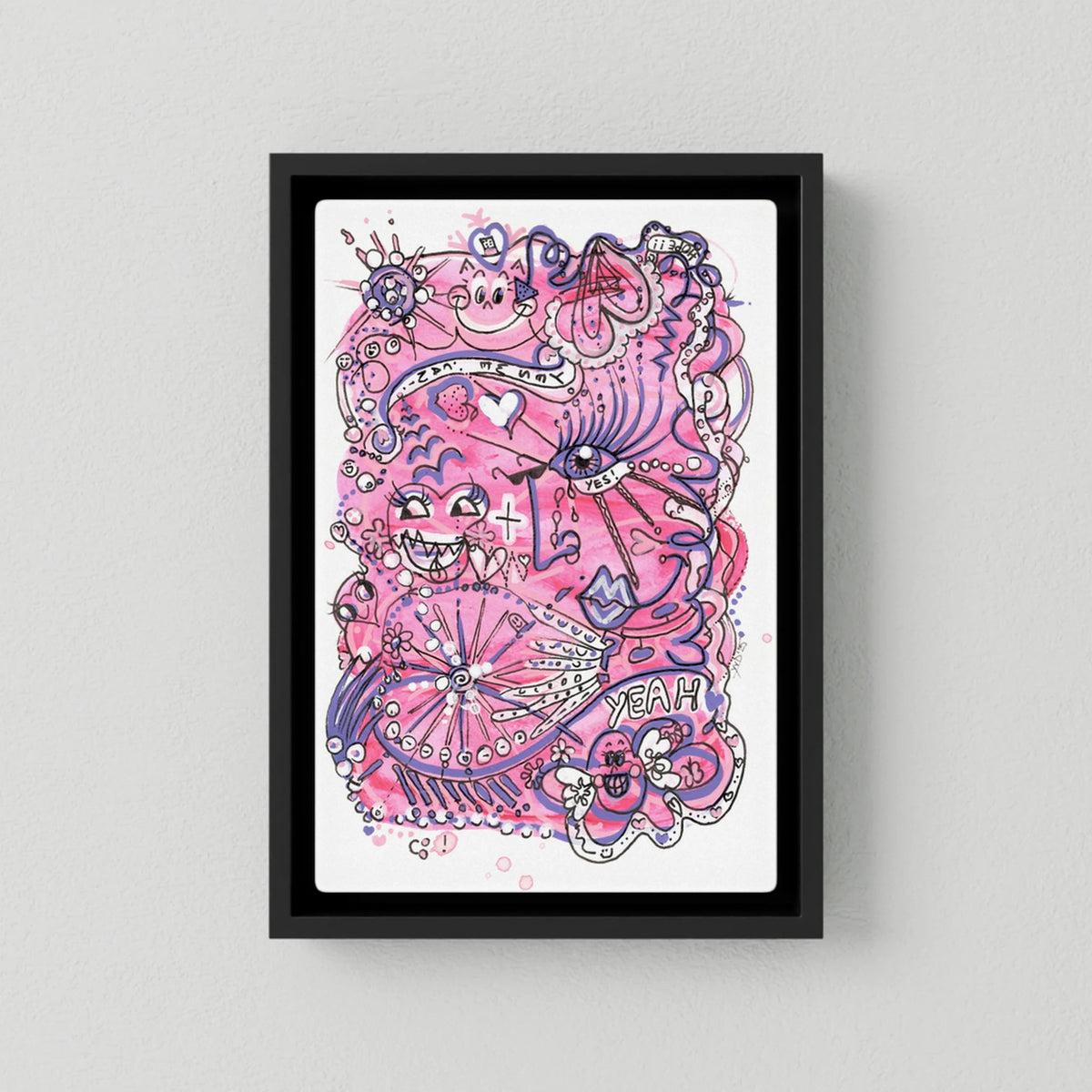 Canvas Print: Waves of Hope (Colour Frames)