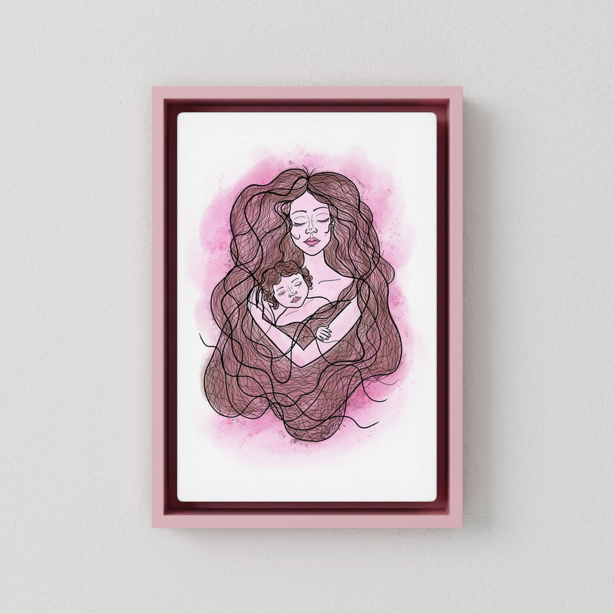 Canvas Print: In My Heart (Colour Frames)