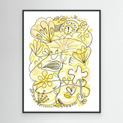 Canvas Print: Waves of Happiness