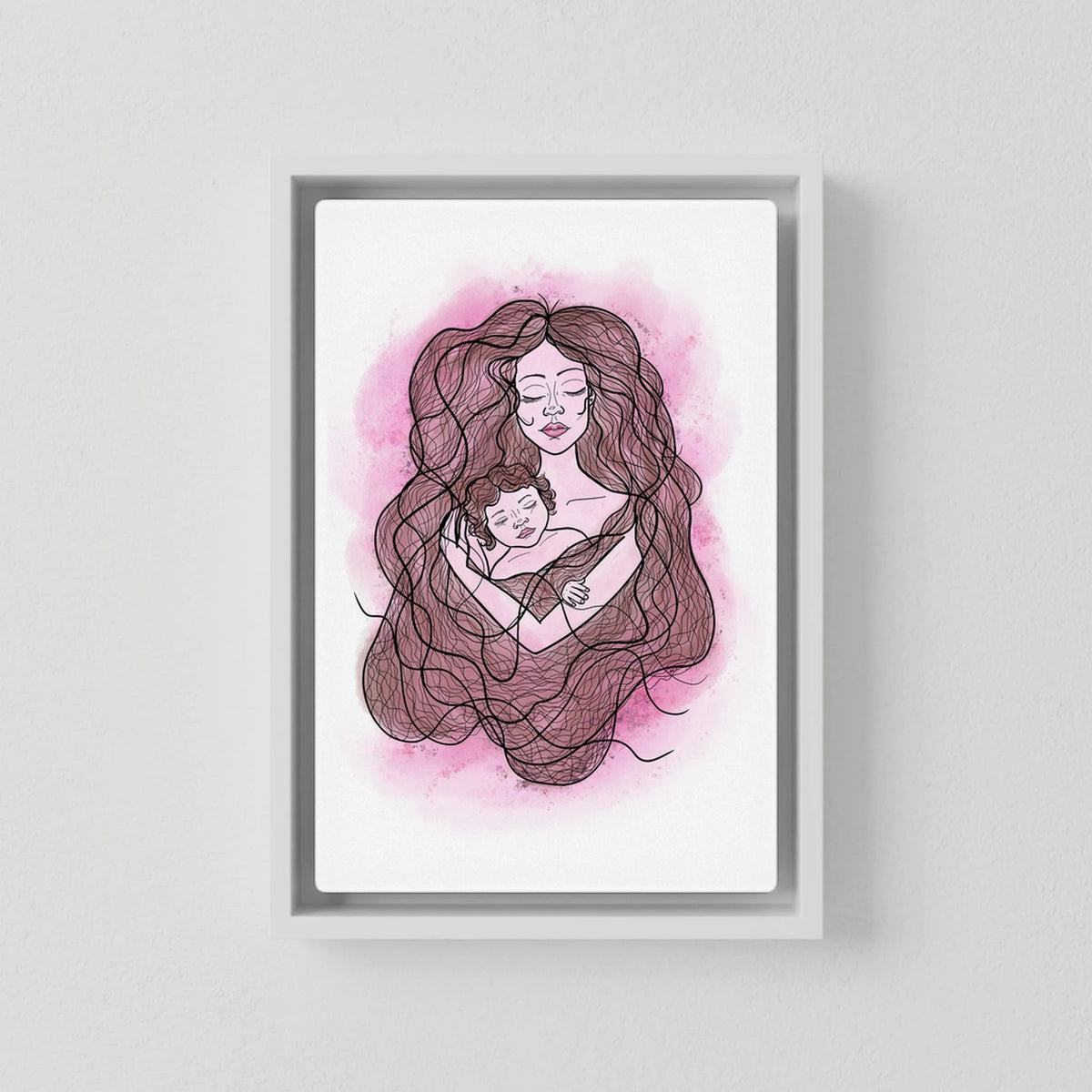 Canvas Print: In My Heart (Colour Frames)