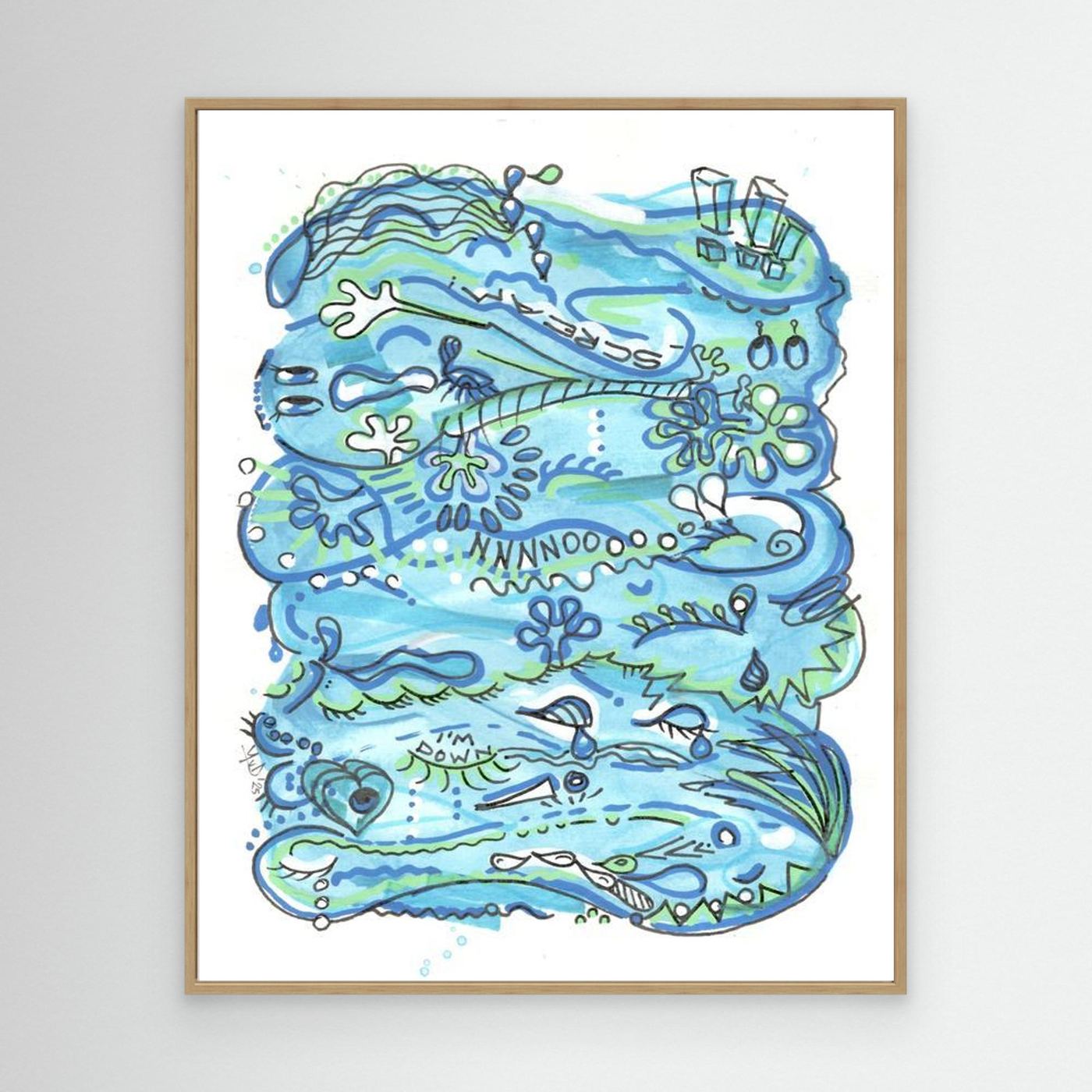 Canvas Print: Waves of Sorrow (WW)