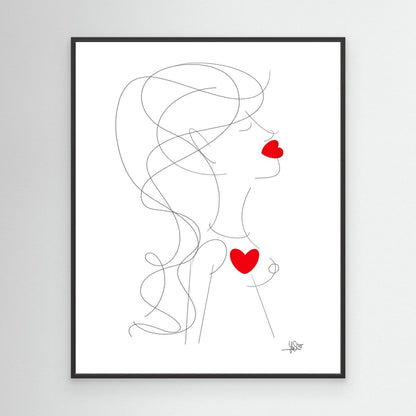 Canvas Print: Peace of Her (WW)