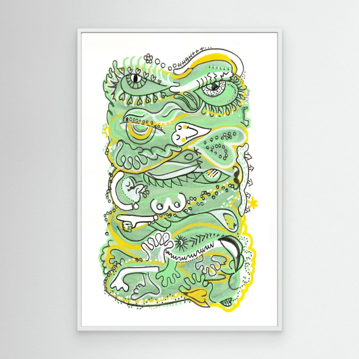 Canvas Print: Waves of Humanity