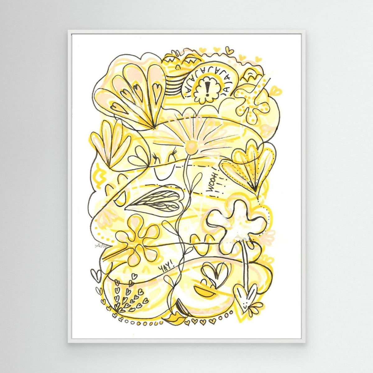 Canvas Print: Waves of Happiness