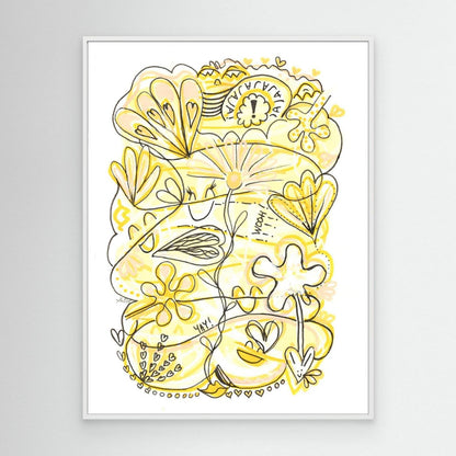 Canvas Print: Waves of Happiness