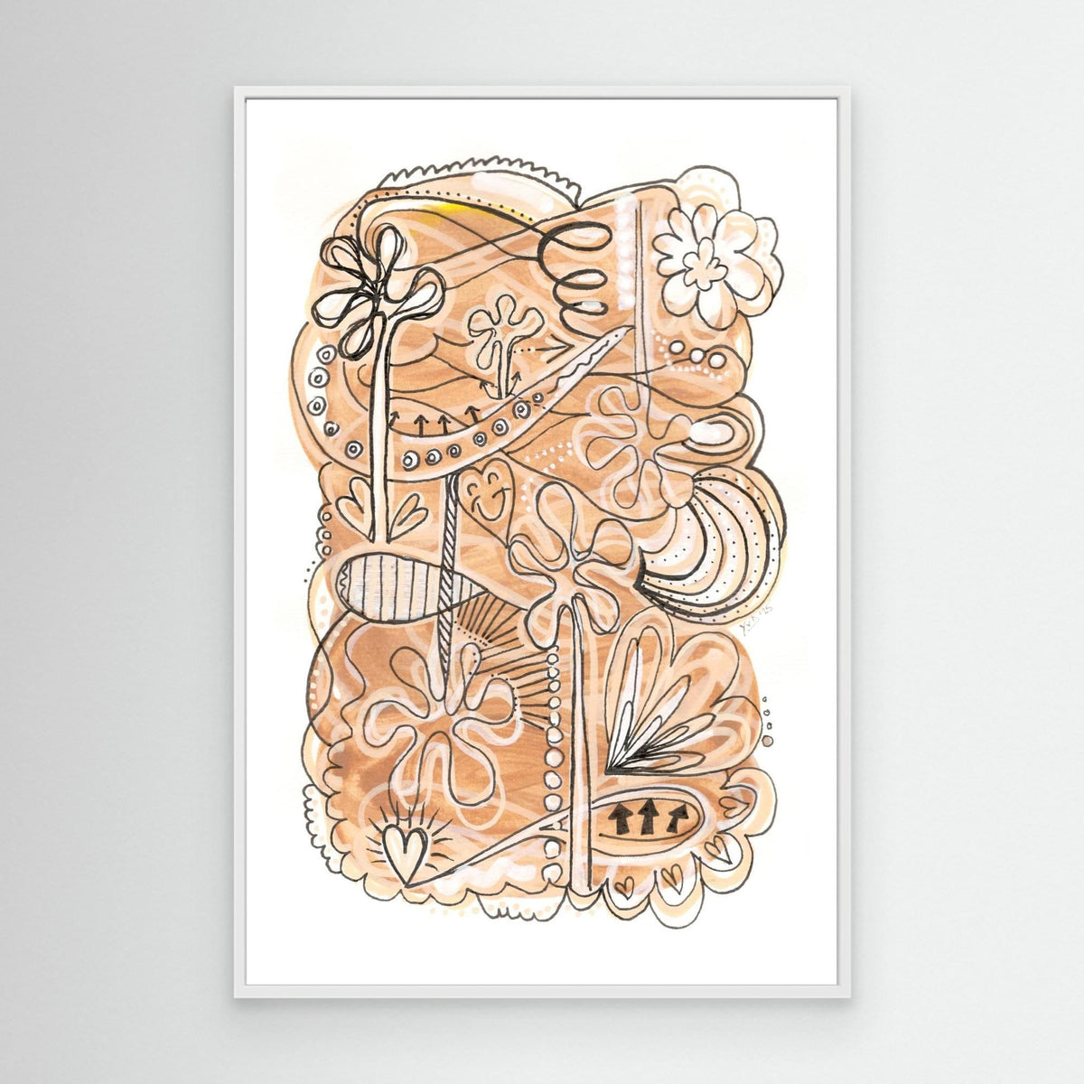 Canvas Print: Waves of Growth