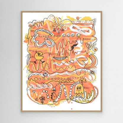 Canvas Print: Waves of Energy (WW)