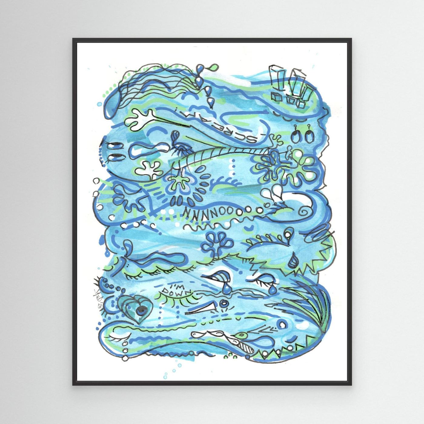 Canvas Print: Waves of Sorrow (WW)