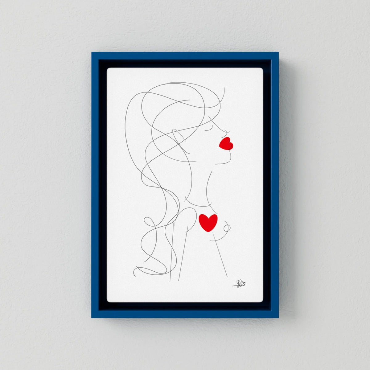 Canvas Print: Peace of Her (Colour Frames)