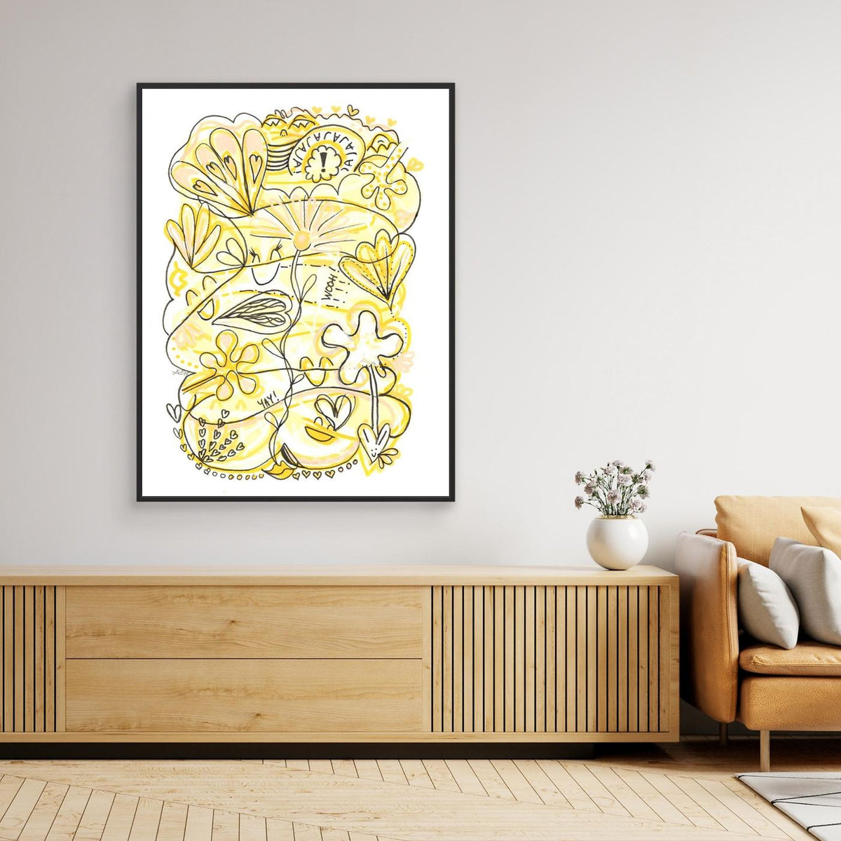 Canvas Print: Waves of Happiness