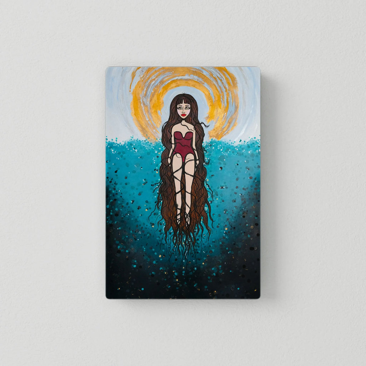 Canvas Print: The Epiphany of Yemanya (Colour Frames)