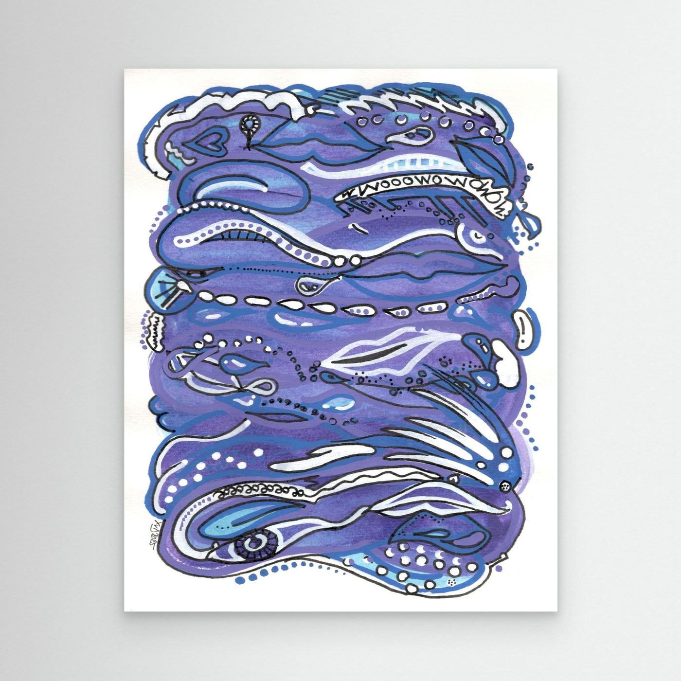Canvas Print: Waves of Lust (WW)