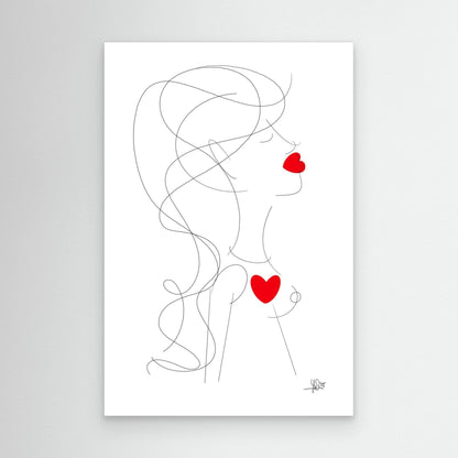 Canvas Print: Peace of Her