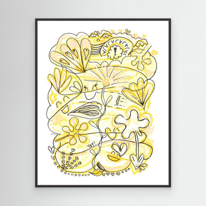 Canvas Print: Waves of Happiness (WW)