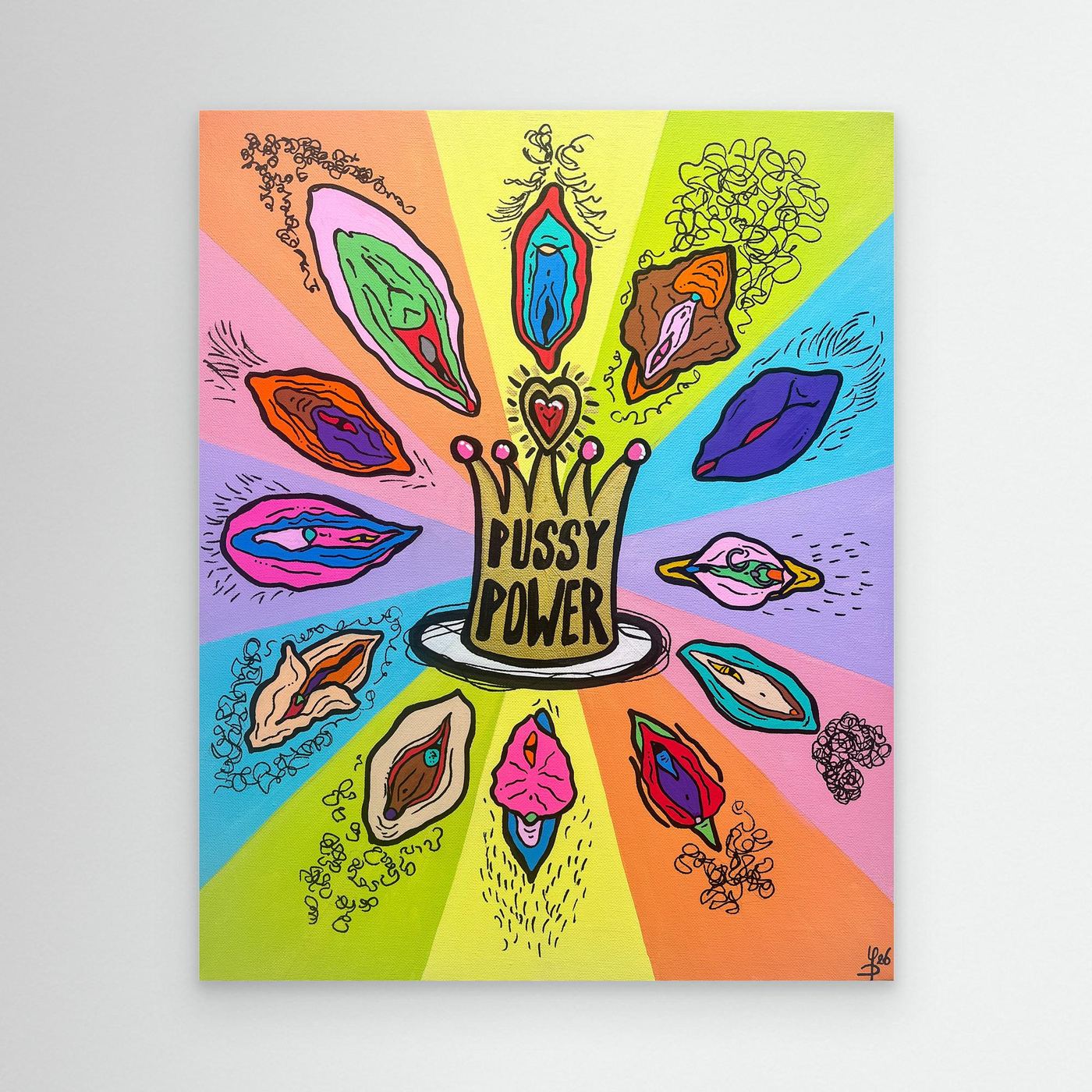 Canvas Print: Pussy Power