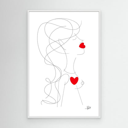 Canvas Print: Peace of Her