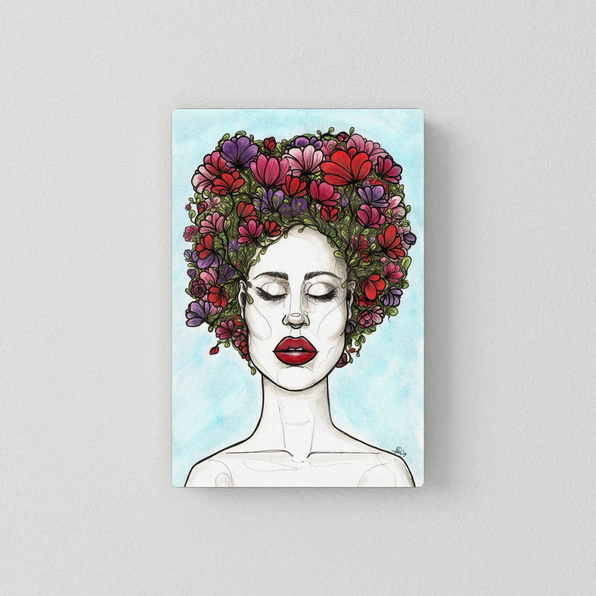 Canvas Print: The Rebirth of Eve (Colour Frames)