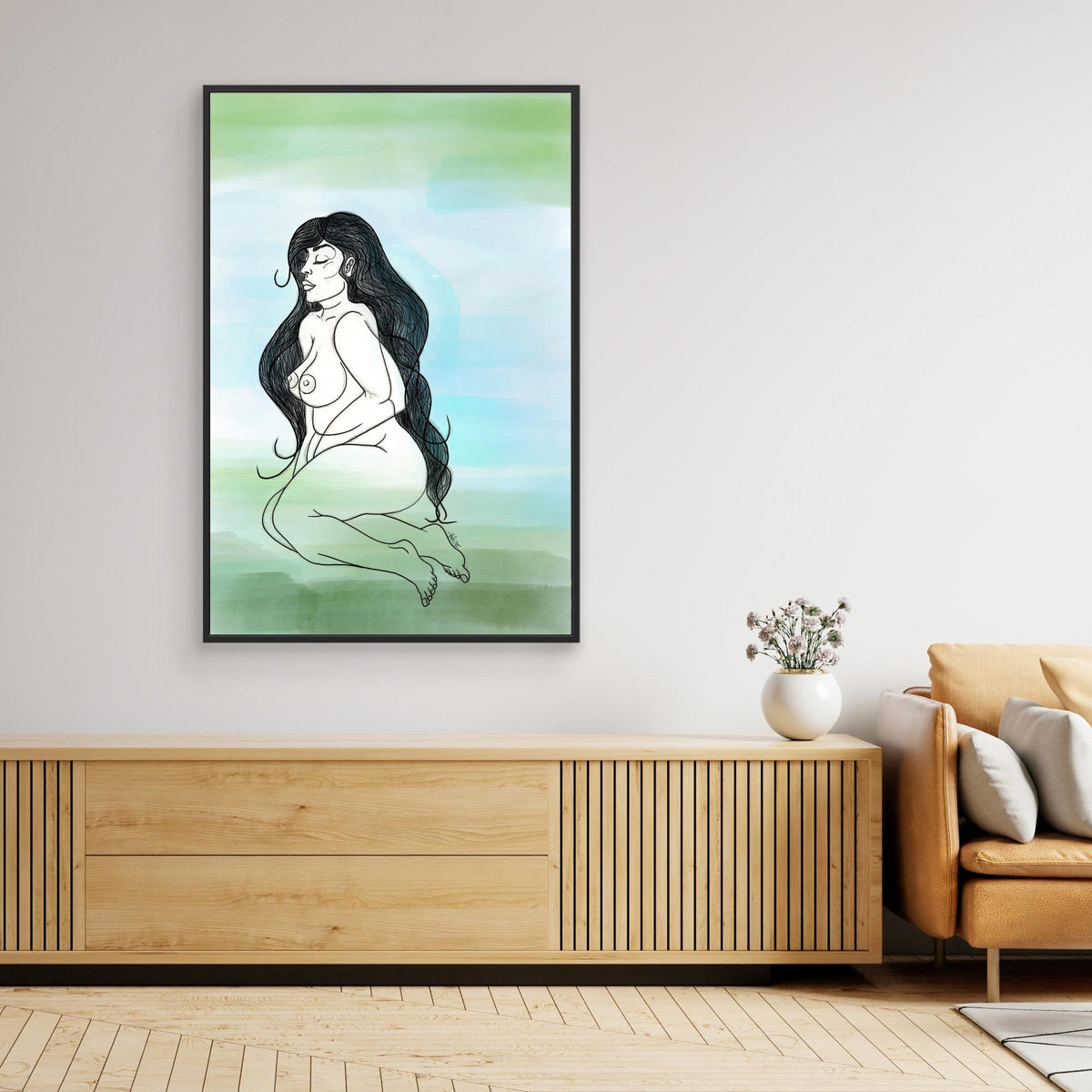 Canvas Print: She Curves