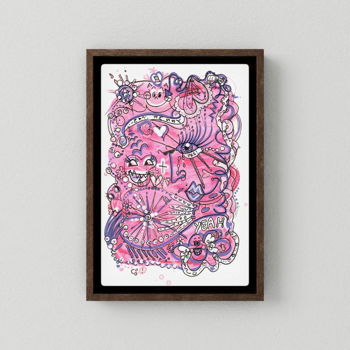 Canvas Print: Waves of Hope (Colour Frames)