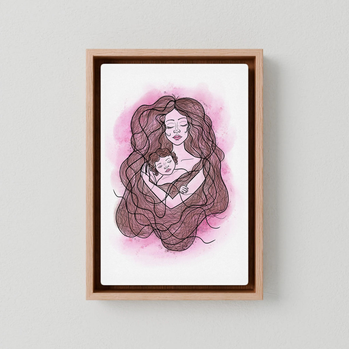 Canvas Print: In My Heart (Colour Frames)