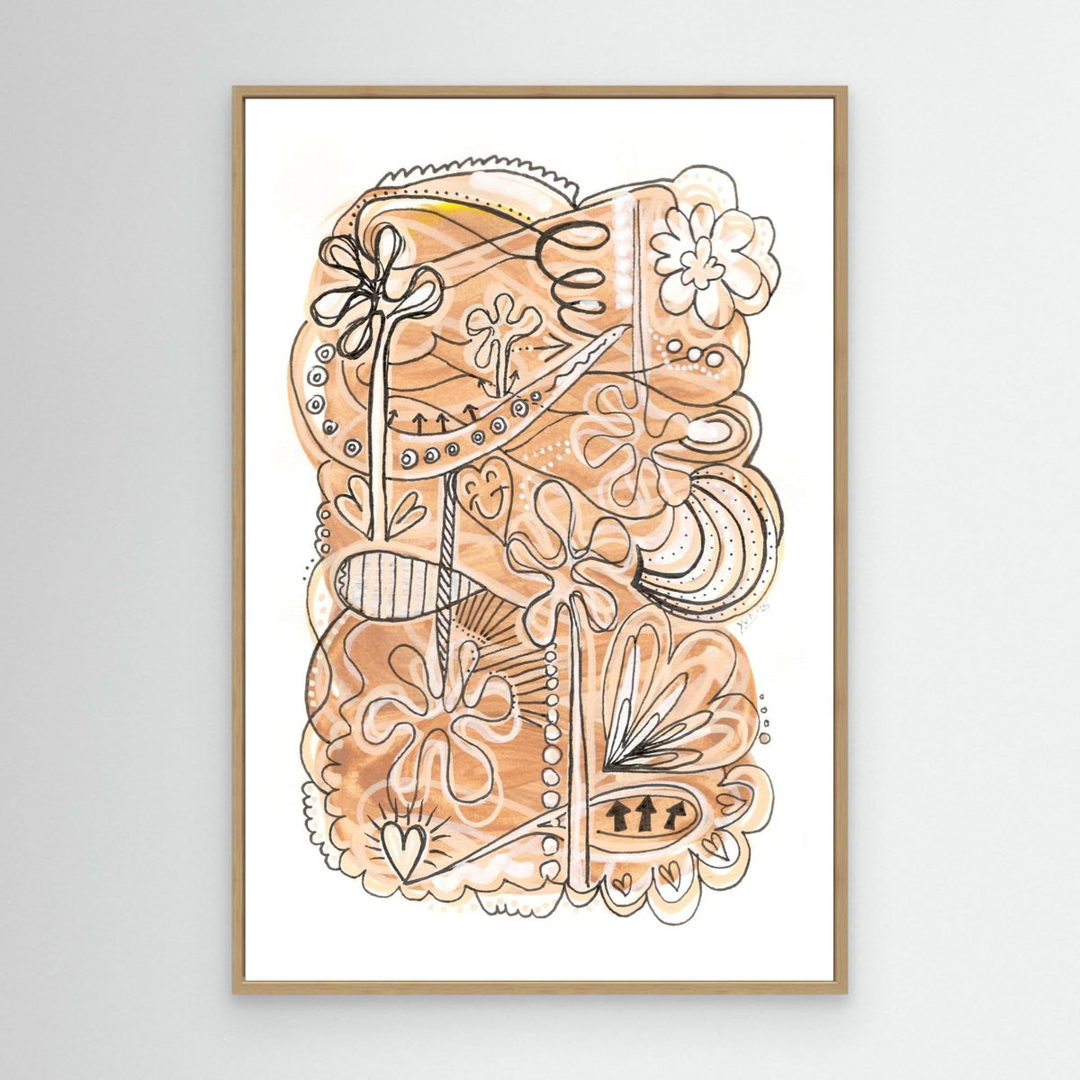Canvas Print: Waves of Growth