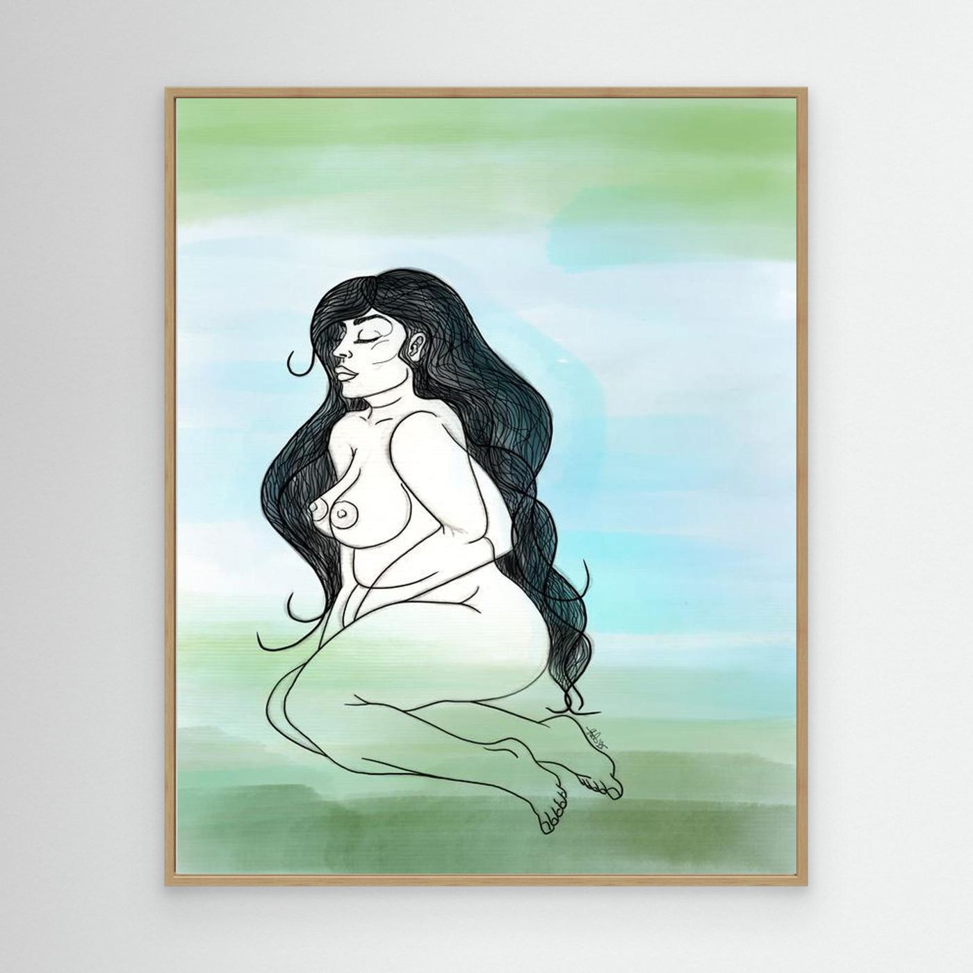 Canvas Print: She Curves (WW)